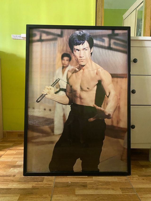 Cuadro Bruce Lee - Póster enmarcado