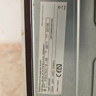 Placa inducción Bosch impecable.