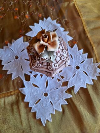 Portagioie Capodimonte vintage