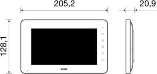 Monitor adicional VIMARK40912 para kit videoporter