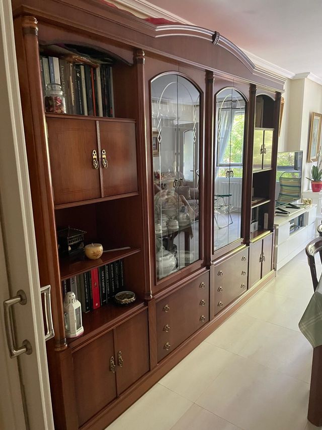 Conjunto salón, chapa cerezo.