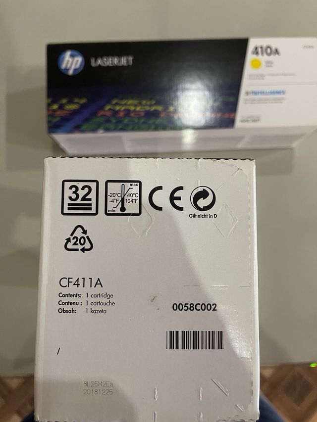 Toners HP 410A LaserJet Pro Cyan