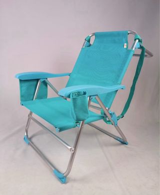 Tumbona de playa alta con bolsa isotérmica - Nueva