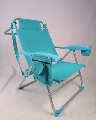 Tumbona de playa alta con bolsa isotérmica - Nueva