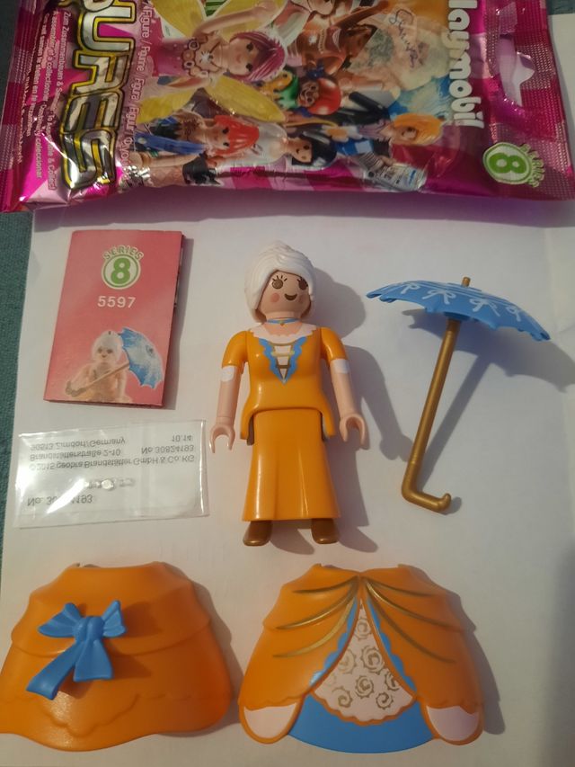 Playmobil Dama Amarilla Serie 8