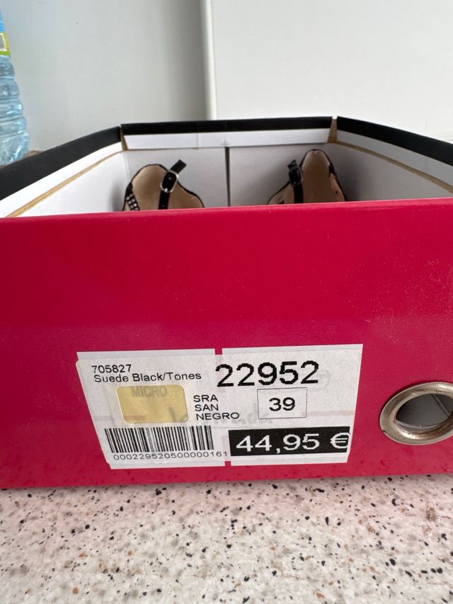 Sandalias La Strada negras 39