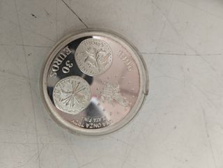 Moneda 30 Euros 1996 plata