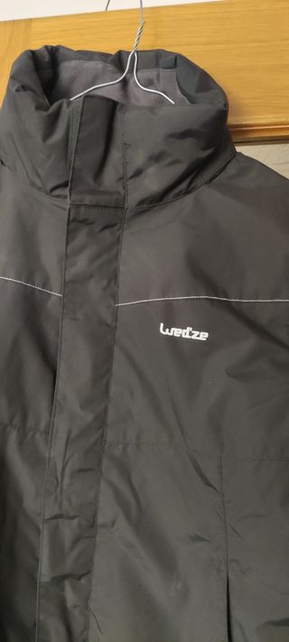 Chaqueta Wed'ze niño nieve negra