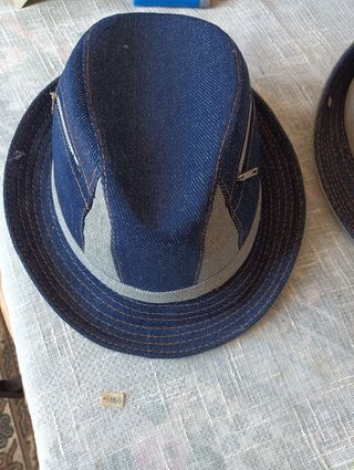 2 Sombreros denim vintage unisex