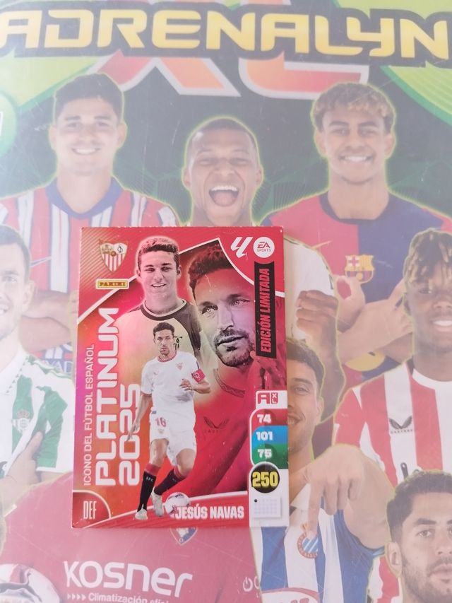 Adrenalyn 2025 Jesús Navas Platinum