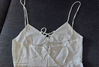Mono corto blanco - Lino