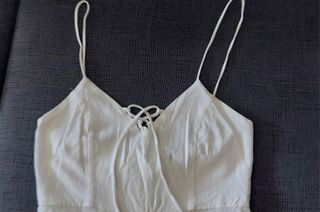 Mono corto blanco - Lino