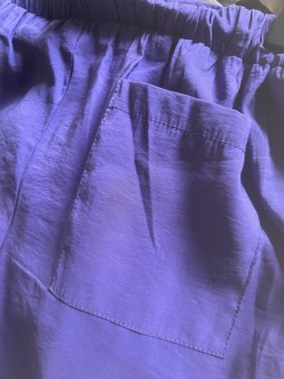 Pantalones cargo Parfois - Morado