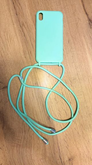Custodia iPhone XR con Cordino - Verde