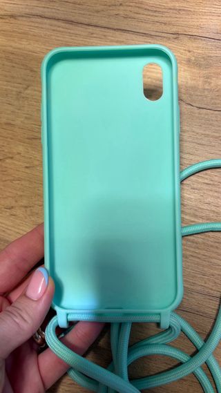 Custodia iPhone XR con Cordino - Verde