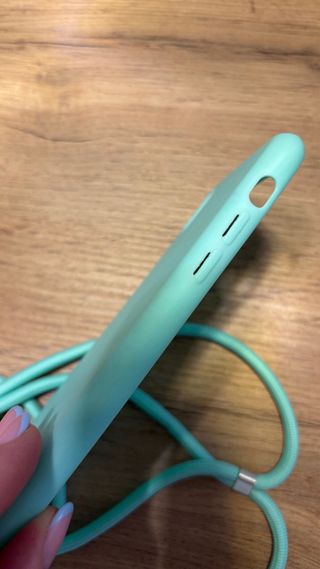 Custodia iPhone XR con Cordino - Verde