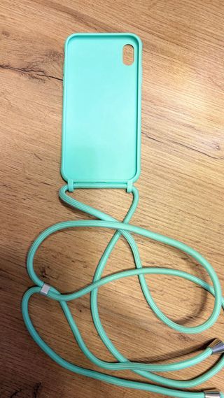 Custodia iPhone XR con Cordino - Verde