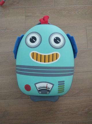 Maleta infantil Boppi - Azul y Gris