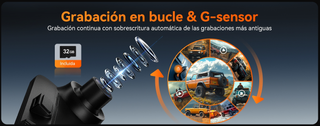 Dashcam Espejo Retrovisor GPS WiFi