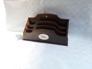  Portalettere legno-Porta-cartas decorativo madera