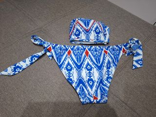 Bikini Calzedonia blu e bianco