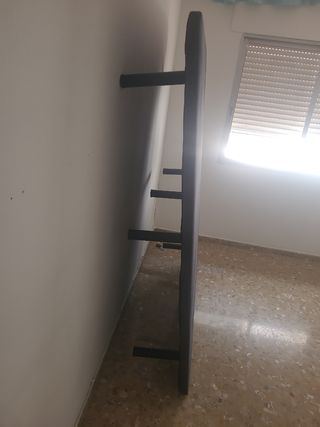 Base tapizada negra - 90cm