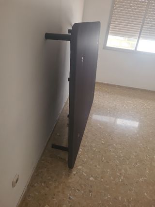Base tapizada negra - 90cm