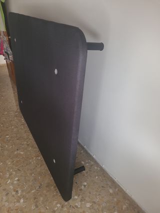 Base tapizada negra - 90cm