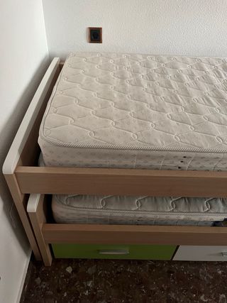 Cama nido 2 colchones - juvenil