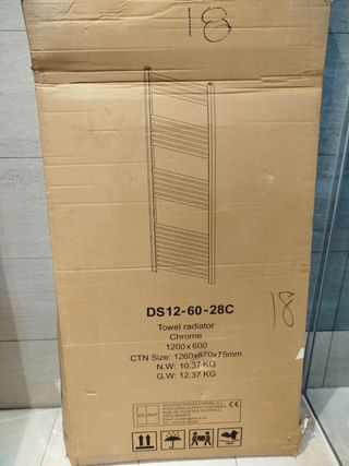 Radiador toallero cromado 28 tubos