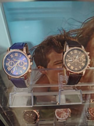 Relojes mujer: rosa y amarillo