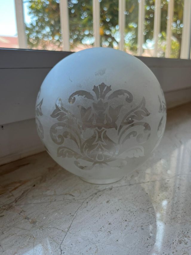 Tulipas Vidrio serigrafiado al acido