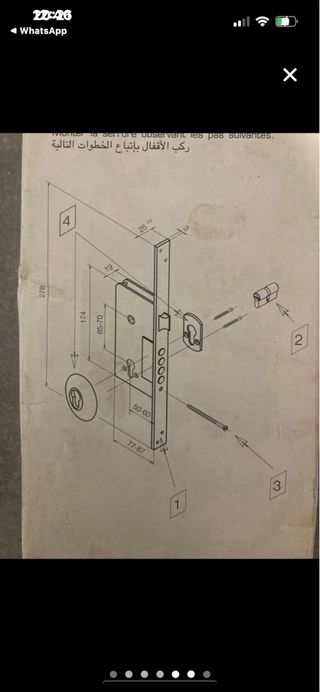 Cerradura EZCURRA - Anti-bumping