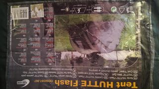 Tienda campaña Hutte Flash + saco dormir