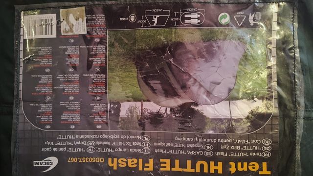 Tienda campaña Hutte Flash + saco dormir