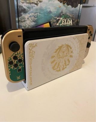 Nintendo Switch OLED Edición Zelda TOTK y Juegos 