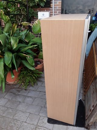 Armario con puertas de cristal