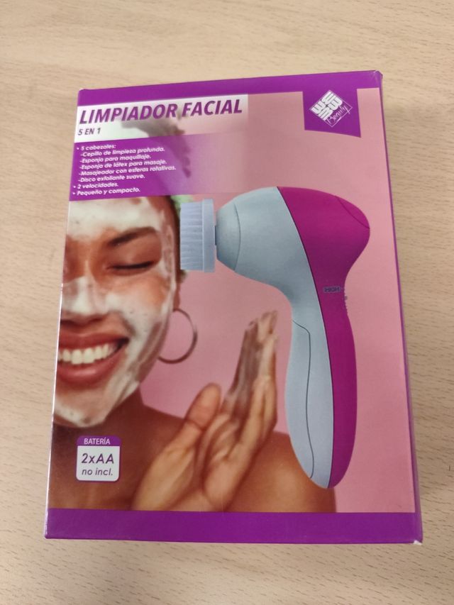 Cepillo facial 5 en 1 rosa