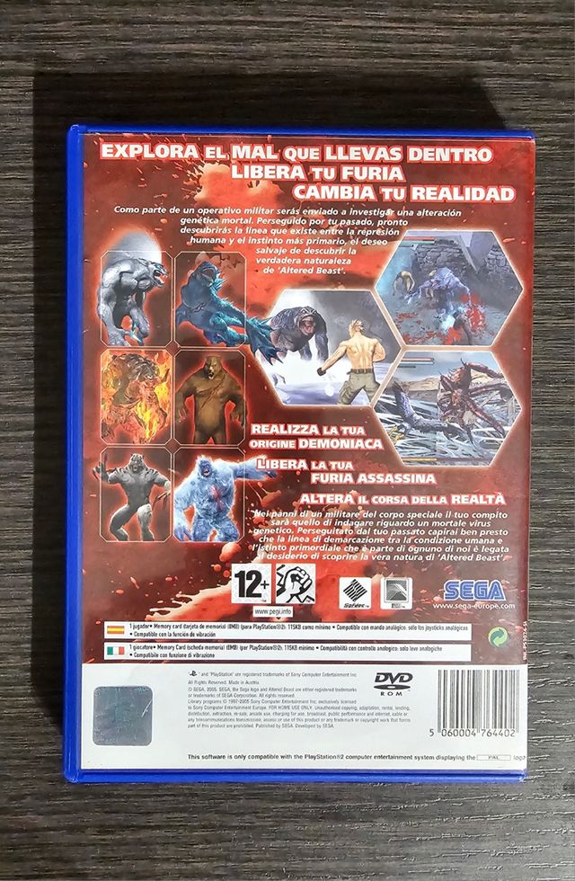 Altered Beast ps2 perfetto