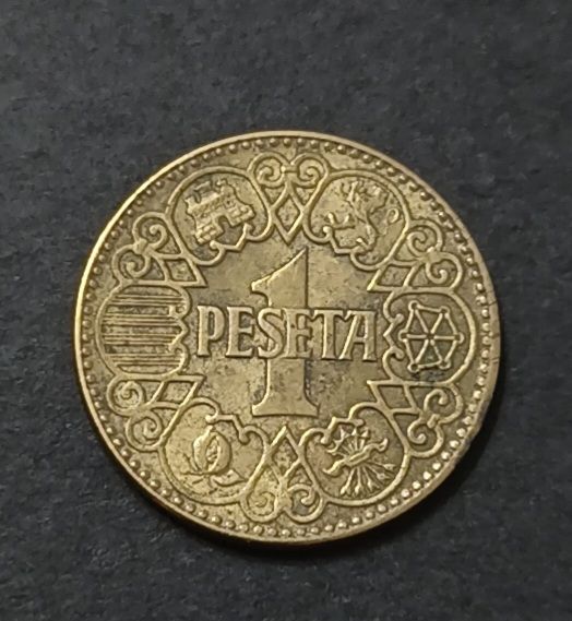 1 Peseta 1944 Franco