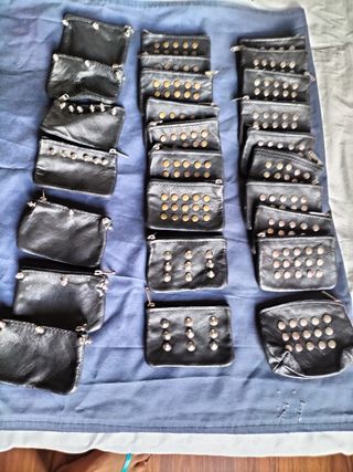 Monederos de cuero 