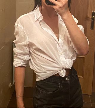 Camisa blanca Zara - Talla S