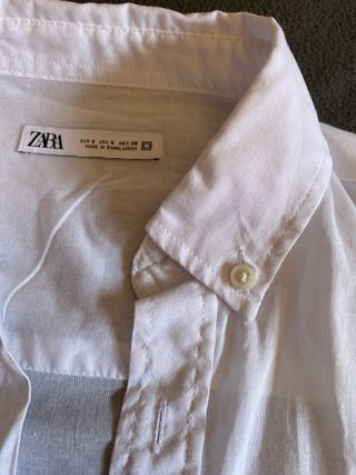 Camisa blanca Zara - Talla S