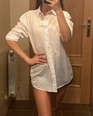 Camisa blanca Zara - Talla S