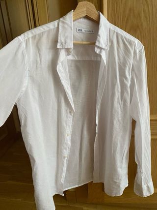 Camisa blanca Zara - Talla S