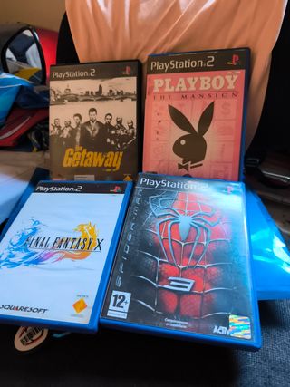 PS2 (PlayStation 2): 4 juegos