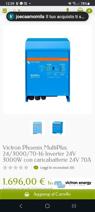 Victron Energy Phoenix Multi Plus 24 Inverter