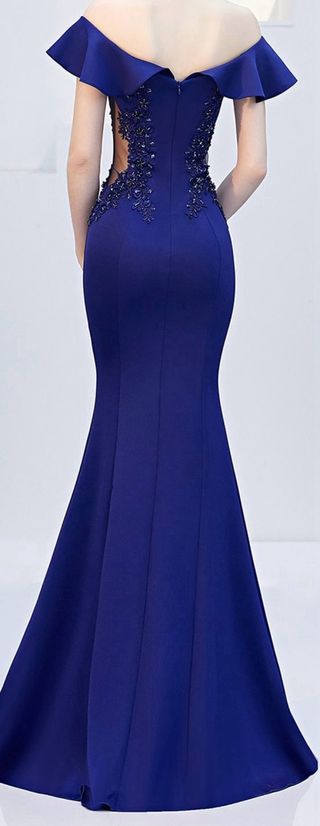 Vestido Fiesta Azul - Talla S
