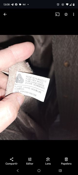 Abrigo beige señora talla M