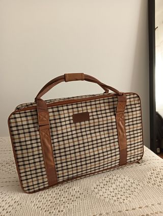 Maleta y neceser viaje - Marrón beige